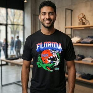 NCAA Football Florida Gators Vintage Helmet T-Shirt