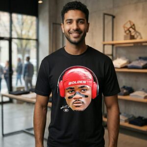 NCAA Football Georgia Bulldogs Kj Bolden Game Face Signature T-Shirt