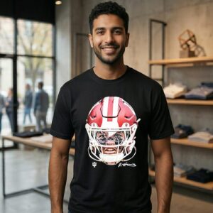 NCAA Football Indiana Hoosiers Roman Hemby Game Face Signature T-Shirt