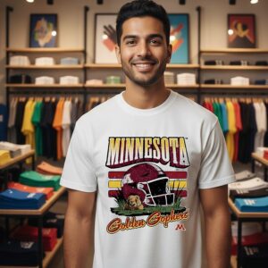 NCAA Football Minnesota Golden Gophers Vintage Helmet T-Shirt
