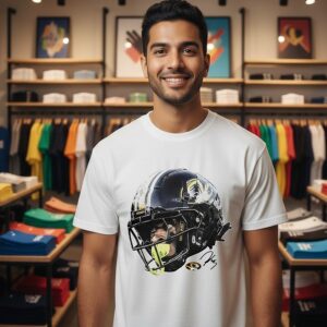 NCAA Football Missouri Tigers Kevin Coleman Jr Game Face Signature T-Shirt