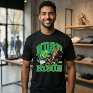 NCAA Football Ndsu Bison Vintage Helmet T-Shirt