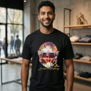 NCAA Football Notre Dame Fighting Irish Jaiden Ausberry Game Face Signature T-Shirt