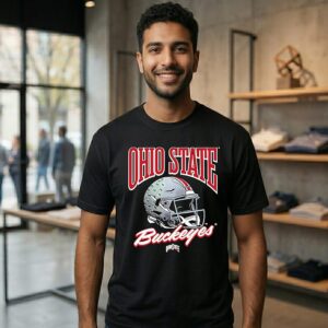 NCAA Football Ohio State Buckeyes Vintage Helmet T-Shirt