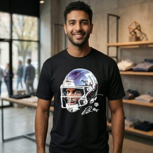 NCAA Football Texas A&m Aggies Dalton Brooks Game Face Signature T-Shirt
