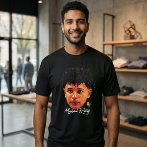 NCAA Men’s Basketball Baylor Bears Michael Rataj Game Face Signature T-Shirt