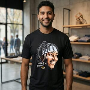 NCAA Men’s Basketball Missouri Tigers Anthony Robinson Ii Game Face Signature T-Shirt