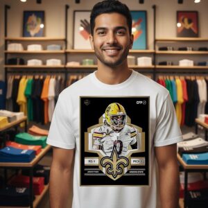 New Orleans Saints Pick 8 Jordyn Tyson Arizona State NFL Draft 2026 T-Shirt