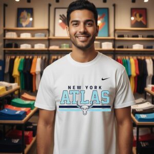 New York Atlas Lacrosse Stripe T-Shirt