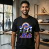 New York Mets Baseball X Peanuts Snoopy And Friends Abbey Road T-Shirt