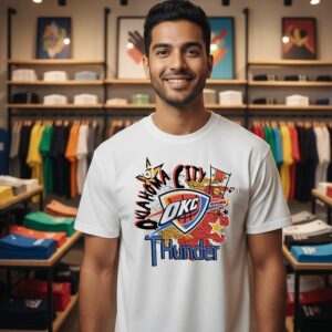Oklahoma City Thunder Basketball ’67 Hardwood Classics T-Shirt