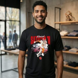 Oklahoma Sooners Isaiah Sategna Iii Lightning Graphic T-Shirt