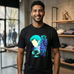 One Piece Zoro Wisteria Pirate Flowers T-Shirt