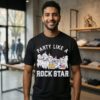 Party Like A Rock Star Rushmore USA 250 T-Shirt