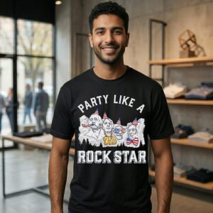 Party Like A Rock Star Rushmore USA 250 T-Shirt