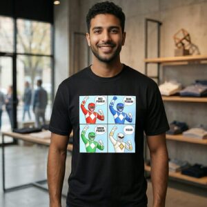 Power Red Power Blue Power Green Power Hello T-Shirt
