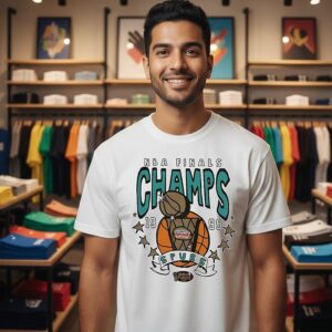 San Antonio Spurs 1999 NBA Finals Champions Hardwood Classics History T-Shirt