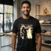 San Antonio Spurs Player Wembanyama Elbowing Minnesota Timberwolves Player Naz Reid T-Shirt