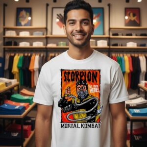Scorpionmortal Kombat Character Get Over Here T-Shirt