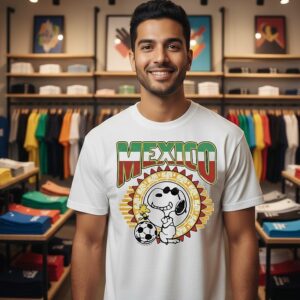 Snoopy And Woodstock X Mexico Soccer World Cup 2026 T-Shirt