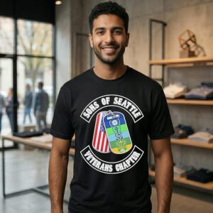 Sons Of City Seattle Sports Veterans Chapter Dog Tag 2026 T-Shirt