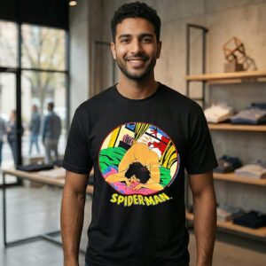 Spider-Man Photoshopped Graphic T-Shirt