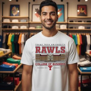 Texas Tech University Rawls College Of Business Building 1923 T-Shirt