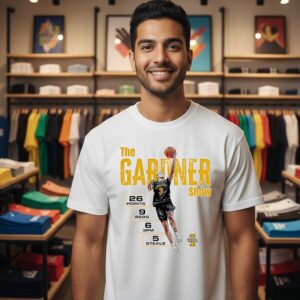 The Gardner Show Kyra Gardner 3 Idaho Vandals Basketball Team T-Shirt