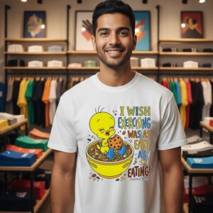 Tweety Bird I Wish Exercising Was As Easy As Eatingshirt