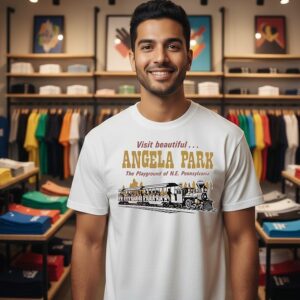 Visit Beautiful Angela Park The Playground If N.e. Hazleton Pa T-Shirt