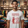 Warning Pimp Zone All Violators Will Be Bitch Slapped T-Shirt