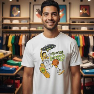 Wemby Bart Simpson Alien Out Of This World T-Shirt