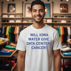 Will Iowa Water Give Data Centers Cancer T-Shirt