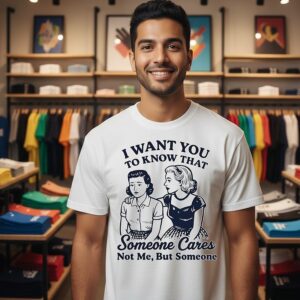 Woman I Want You To Know That Someone Cares Not Me But Someone T-Shirt