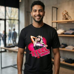 Zayda Steel Aew Wrestler Steel Your Heart Graphic T-Shirt