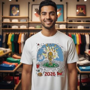 2026 Fifa World Cup Champions Art Graphic T-Shirt