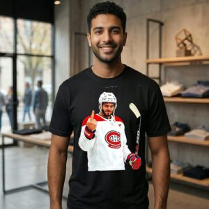 Alex Newhook Middle Finger Montreal Canadiens 2026 NHL Playoffs T-Shirt