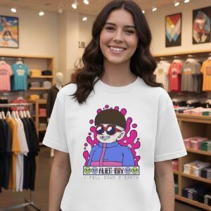 Alien Boy Forever I Feel Down 2 Earth T-Shirt