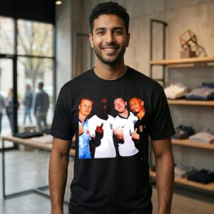 Arsenal Martin Ødegaard Bukayo Saka Declan Rice And William Saliba Middle Finger Meme T-Shirt