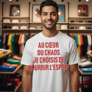 Au Coeur Du Chaos Je Choisis De Nourrir L’espoir T-Shirt
