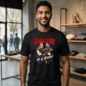 Ax And Smash Tag Team Demolition Face T-Shirt