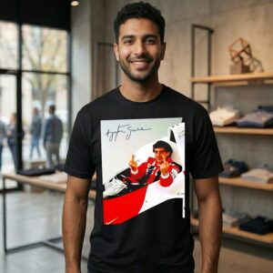 Ayrton Senna Middle Finger Signature Meme T-Shirt 2