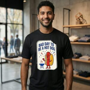 Bad Day To Be A Hot Dog Funny T-Shirt