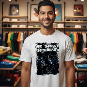 Bear Soldier We Steal Presidents Smoking T-Shirt