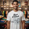 Beer O’clock Cheers To Peace Cartoon Funny T-Shirt