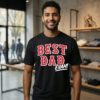Best Dad Evah Home Team Baseball T-Shirt