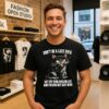 Black Cat Don’t Be A Lazy Fuck Get Off Your Fucking Ass And Get Shit Done T-Shirt