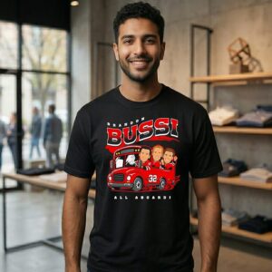 Brandon Bussi Carolina All Aboard Bus Hockey T-Shirt
