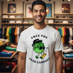 Cabbage Saxophone Free The Jazz Cabbage T-Shirt