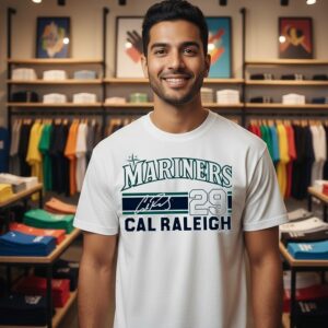 Cal Raleigh 29 Seattle Mariners Signature T-Shirt